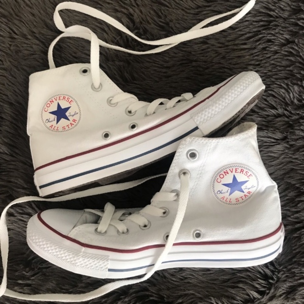 White High Top Converse